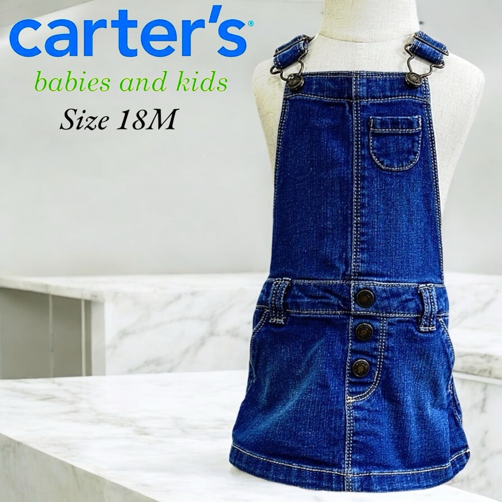 Carter’s Baby Girl Denim Overall Jumper